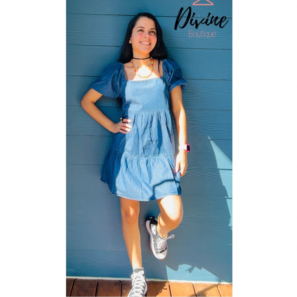 Denim dress from boutique
